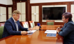 Полпред Президента РФ Анатолий Серышев провёл рабочую встречу с руководителем Межрегионального управления по контролю за алкогольным и табачным рынками по СФО Светланой Романовой