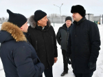 Виталий Хоценко сегодня в Большереченском районе инспектирует новые инфраструктурные объекты