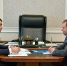 Губернатор Виталий Хоценко принял с докладом главу Исилькульского района Юрия Бахтина - Газета Знамя