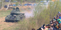 В военно-мемориальном комплексе «Черемушки» Омского автобронетанкового института состоялась встреча "В лесу прифронтовом" - Газета Знамя