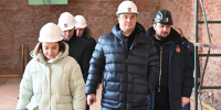 Губернатора Виталий Хоценко приехал в Марьяновский район - Газета Знамя