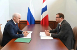 Виталий Хоценко провел рабочую встречу с помощником председателя Правительства РФ Муслимом Хучиевым